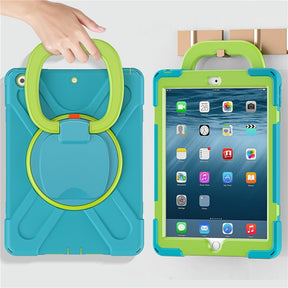 B-OnePiece Tablet Case+Neck Strap For Samsung Galaxy Tab A 10.1 T510/T515 2019-LightBlue&Olivia