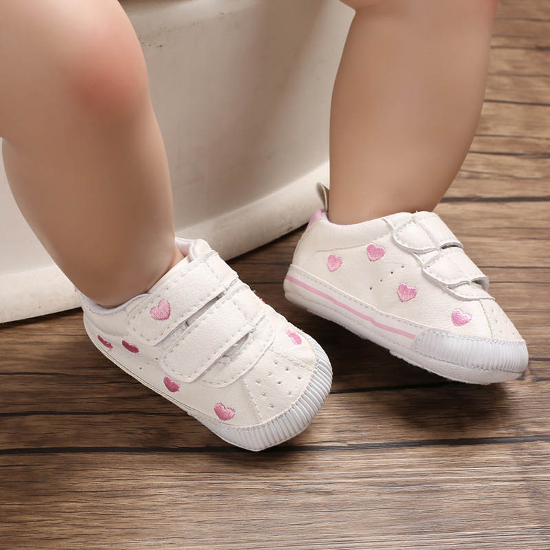 Baby Boys Girls Shoes Non-slip Velcro Sneakers Toddler First Walkers Shoes-LovePink