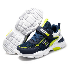 Breathable Sneakers Lightweight Boys Girls Non-Slip Casual Shoes-Green