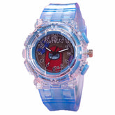 Kids Watch Game Peripheral Colorful LED Light Watch-E