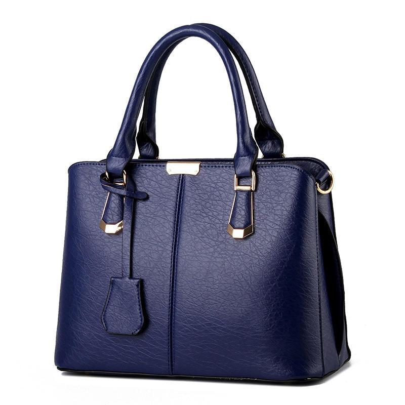 Womens Fashion Handbags Top Handle High Capacity Tote-RoyalBlue