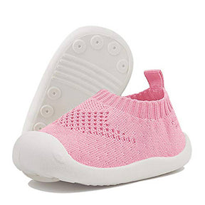 Toddler Shoes Baby First-Walking Trainers Toddler Infant Boys Girls-C001Pink