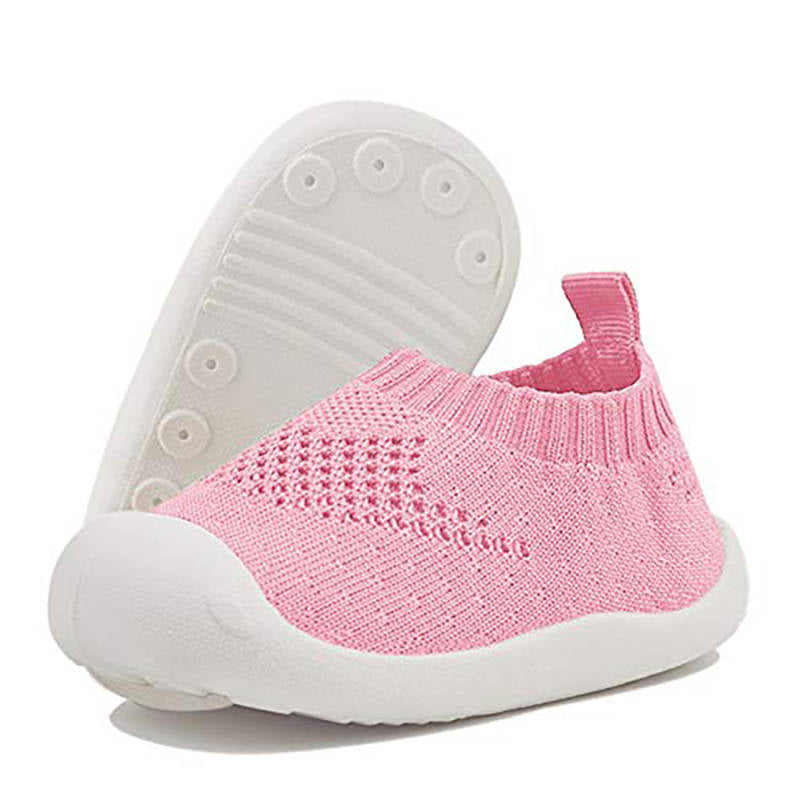 Toddler Shoes Baby First-Walking Trainers Toddler Infant Boys Girls-C001Pink