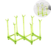 Retractable Cup Drying Rack Plastic Mug Tree for Kitchen Office-Green
