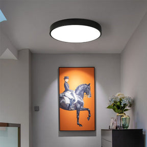 Radar Sensing LED Ceiling Light 18W Lighting Fixture with Remote-Black