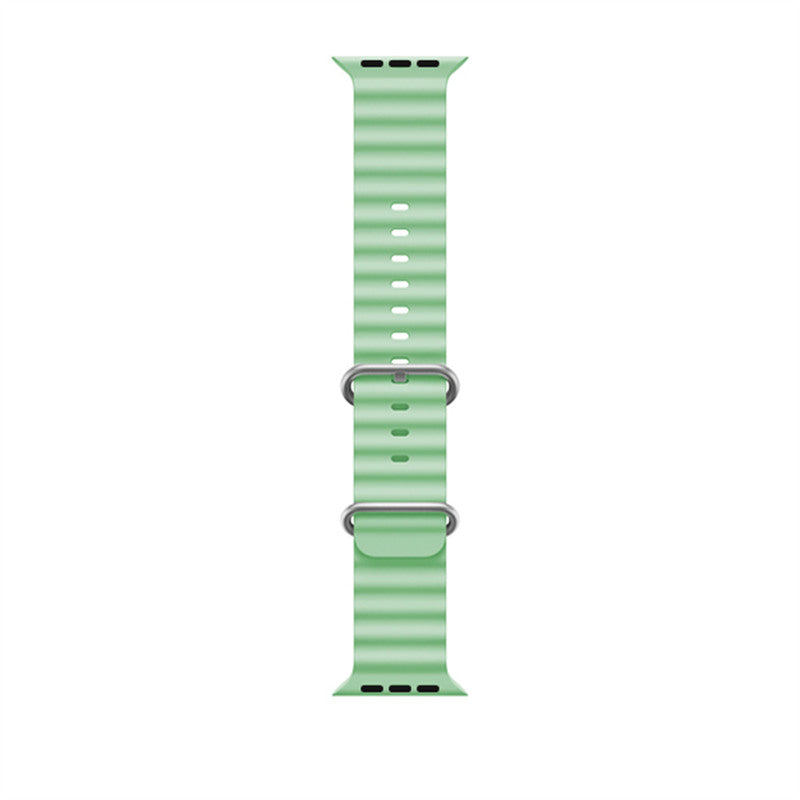 Sport Ocean Bands Compatible with Apple Watch 8 Ultra-Pistachio