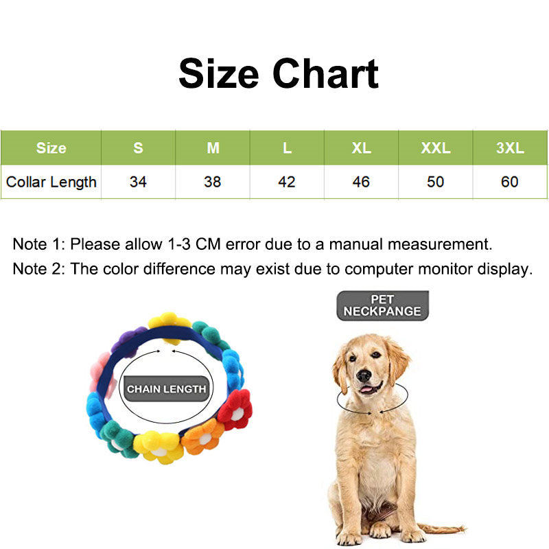 Pet Collar Cute Plush Flower Costume Accessories Necklace for Dog Cat