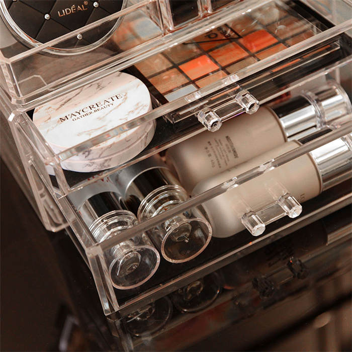 Clear Cosmetic Storage Organizer Skin Care Lipstick Display Box-B