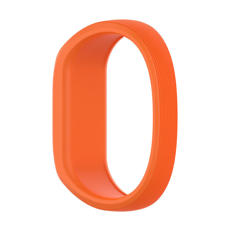 Soft Silicone Replacement Watchband for Garmin Vivofit JR Band for Kids Women Men-Orange