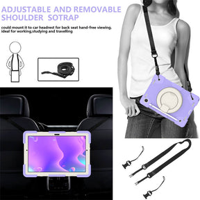 Tab A 8 X200/X205 Samsung Tablet Case with 360¡ãSwivel Stand-Taro Purple