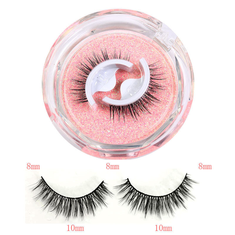 3 Pairs False Eyelashes Self Adhesive Waterproof Reusable No Glue Needed-5