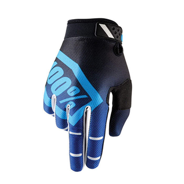 Motorcycle Gloves for Men and Women Full Finger Touchscreen Motorbike Gloves-Blue Black-LYX-08168