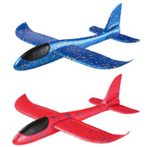 2 Pack Airplane Kids Throwing Foam Plane Outdoor Sport Toys Birthday Gifts-BlueRed