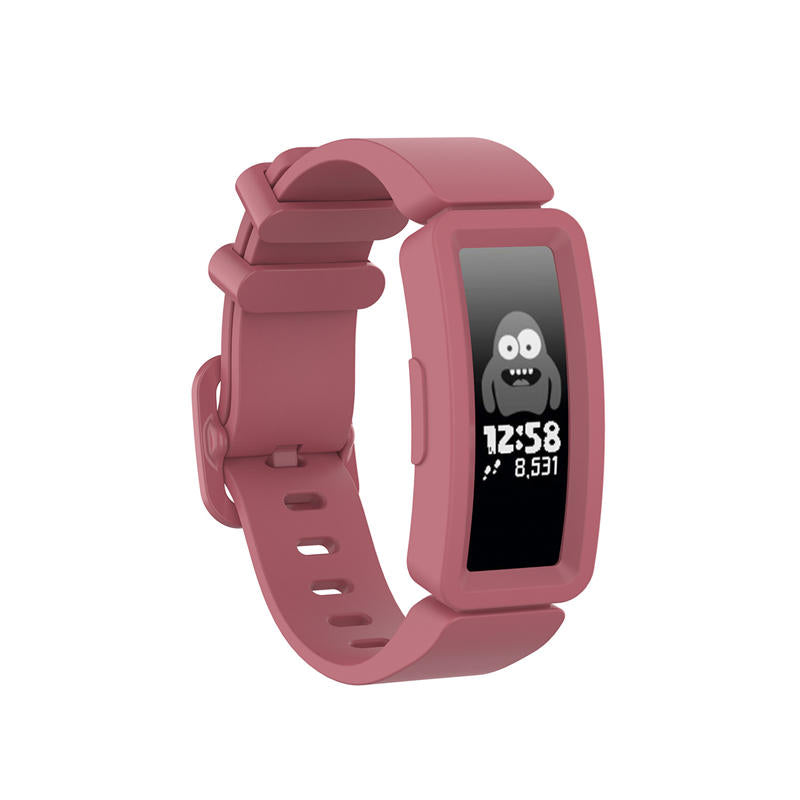 Silicone Watch Band For Fitbit Inspire/Inspire HR/ACE 2-Watermelon Red