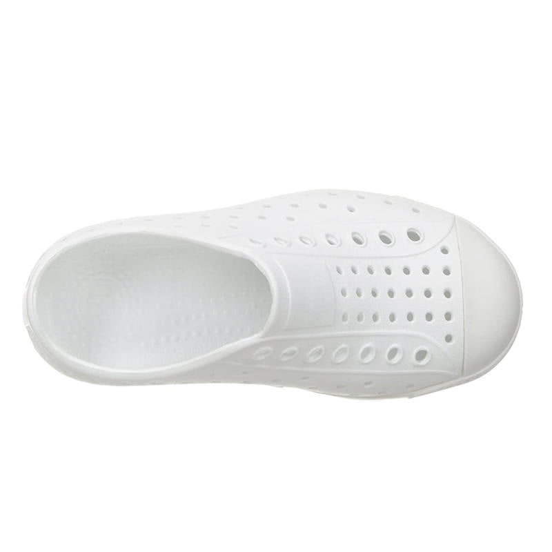 Soft-Soled Hole Shoes for Boys Girls Non-Slip Lightweight Sandals-White