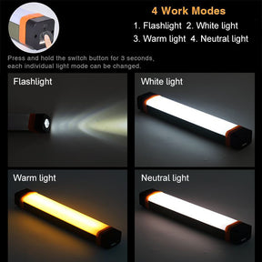 Rechargeable Magnetic Work Light for Hiking Home Outdoor Night Fishing