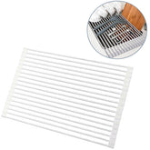 Over The Sink Multipurpose Roll-Up Dish Drying Rack 52*33CM-White