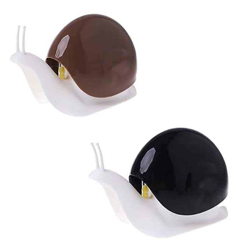 2 Pack Cute Snail Soap Dispenser for Kitchen Bathroom Accessories-BlackBrown