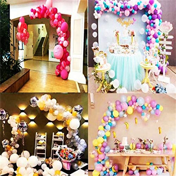 2 Pack 5M Clear Balloon Decorating Strip for Party Wedding DIY