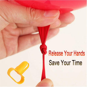 4 Pcs Balloon Tying Tool Device Balloons Knot Tools for Shower Party Wedding Birthday Decoration