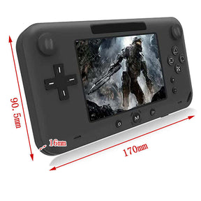 4 in Retro Handheld Game Console 208 Classic FC Games Supports TV Connection-Grey