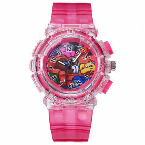 Kids Watch Game Peripheral Colorful LED Light Watch-A