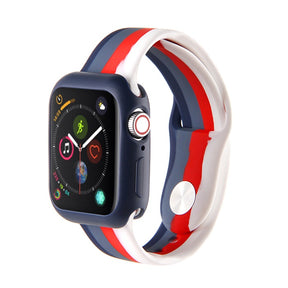 Colorful Silicone Sport Watch Band For Apple iWatch Series-06