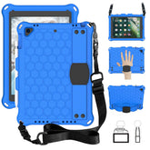 Hive iPad Case For iPad 5/6/Pro 9.7/iPad9.7 Durable Stand Cover With Shoulder Strap-BlueBlack