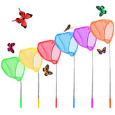 6Pcs Colorful Retractable Butterfly Net Kids Outdoor Catching Tools