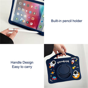 Astronaut Tablet Case For Samsung A7/A8/S6 Shockproof with 360° Rotating Stand