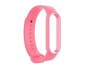 Xiaomi Band 5 Watch Bands Silicone Quick Release Strap Waterproof Replacement Wristband For Women-Rose Pink