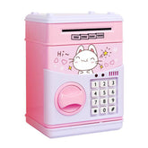 Children's Electronic Piggy Bank with Password Cute ATM Piggy Bank Great Toy Gift-HappyCat