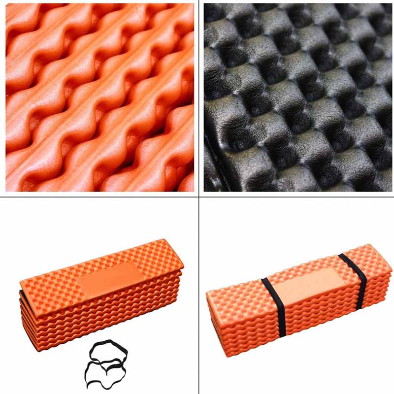 Outdoor Foam Camping Mat Sleeping Pad in Tent Dampproof Mattress-Orange