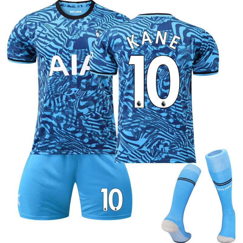 Hotspur F.C. Second Away Jersey 2022-23 KANE #10 Soccer Jersey Kids Adult Jersey Kits