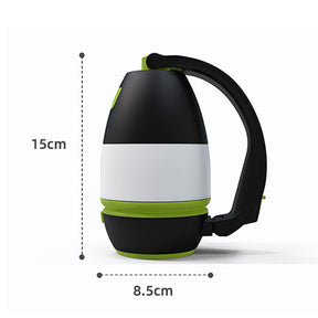 3 in 1 LED Camping Light Table Lamp Flashlight for Ourdoor Tent-Green