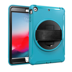 Spider Man 3-Layer Multi-Function Case Hand Strap Tablet Shell 7.9 inch For iPad Mini 1/2/3-Light Blue