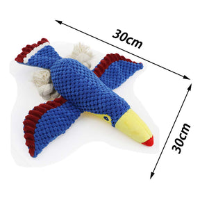 Stuffed Dog Toys Cute Bird Squeaky Toys for Puppy Medium Dog-Toucan