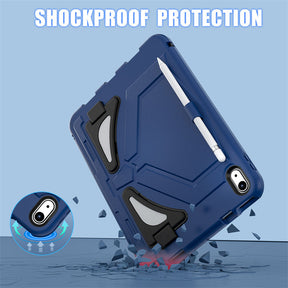 Kids Case Heavy Duty Shockproof with Kickstand for iPad 10th 2022-NavyBlue