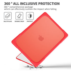 Anti Fall Case Breathable Compatible with Macbook Air 15 2023 A2941-Red