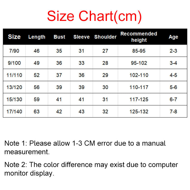 Girls Woolen Dress Coat Kids Warm Jacket Long Sleeve Button Trench 2-8 Years-Black