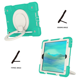 iPad Case For iPad 10.2 with 360¡ãSwivel Stand-Mint Green