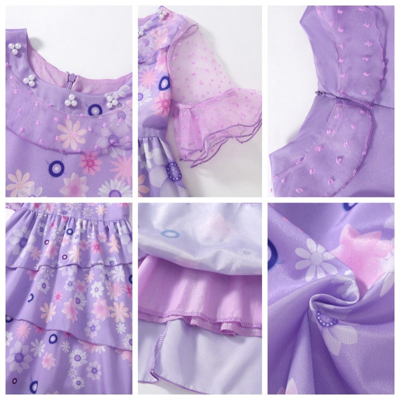 Magical Princess Dress for Girls Christmas Halloween Party Costume