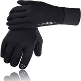Winter Gloves Men Women Touchscreen Running Gloves Cold Weather Work Gloves -Black