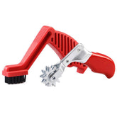 Car Polishing Pad Conditioning Brush and Polishing Spur Tool Set-Red