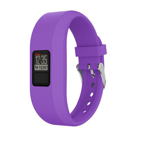 Silicone Replacement Watch Band For Garmin Vivofit 3-Purple