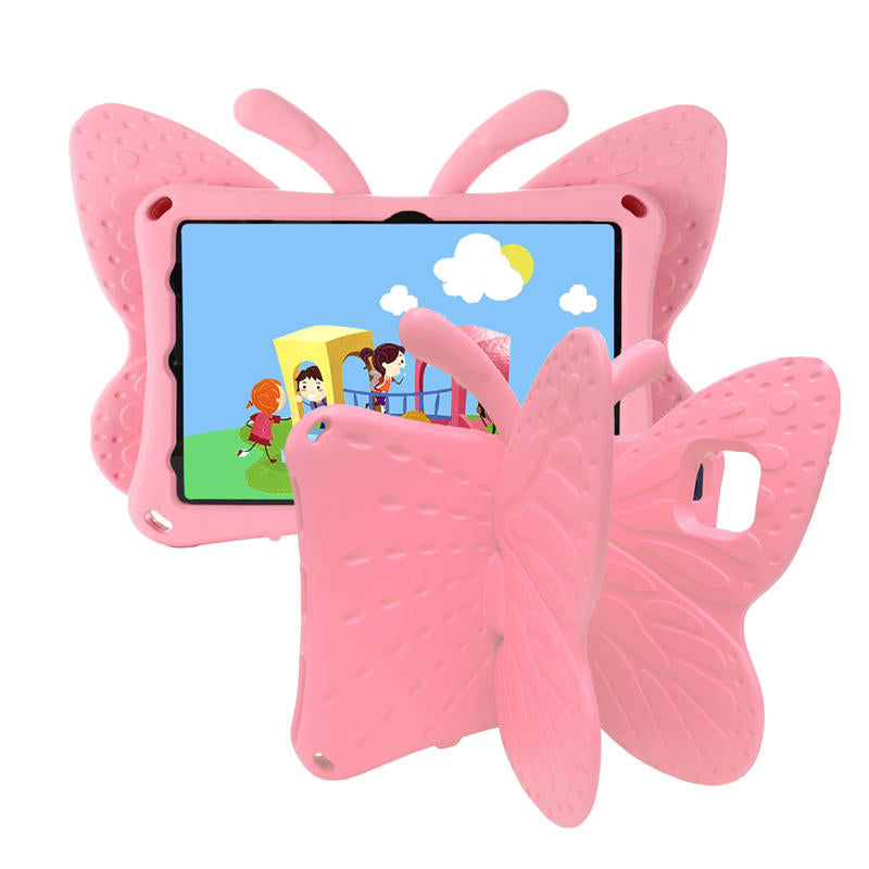 Butterfly Samsung Tablet Case for Galaxy Tab A8 10.5 Inch 2021 (SM-X200/SM-X205/SM-X207)-Pink