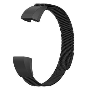 Magnetic Milanese Stainless Steel Strap  For Fitbit Alta/Alta HR Fashion Accessorie-Black