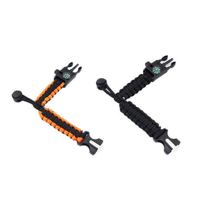 2Packs Hiking Gear Traveling Camping Gear Kit Bracelet Adjustable-B