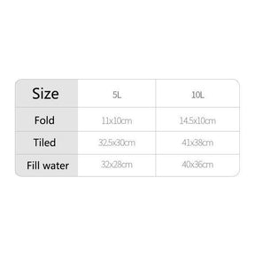 Collapsible Water Tank Container Bag BPA Free Outdoor Folding Water Storage Carrier-Blue