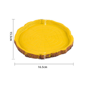 Shallow Reptile Food Dish Turtle Feeding Bowl-I